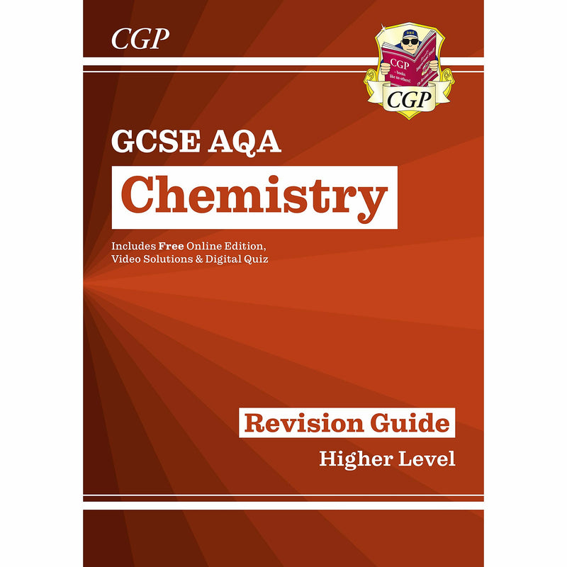 CGP GCSE AQA Revision Guide 3 Books Collection Set (Physics , Biology, Chemistry) - The Book Bundle