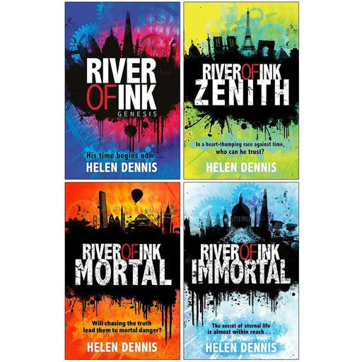 River of Ink Series 4 Books Collection Set By Helen Dennis (Genesis, Zenith, Mortal, Immortal) - The Book Bundle