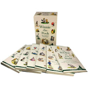 Six-book Winnie-the-Pooh complete fiction collection box set by Egmont, featuring A. A. Milne's classic stories in colorful covers.