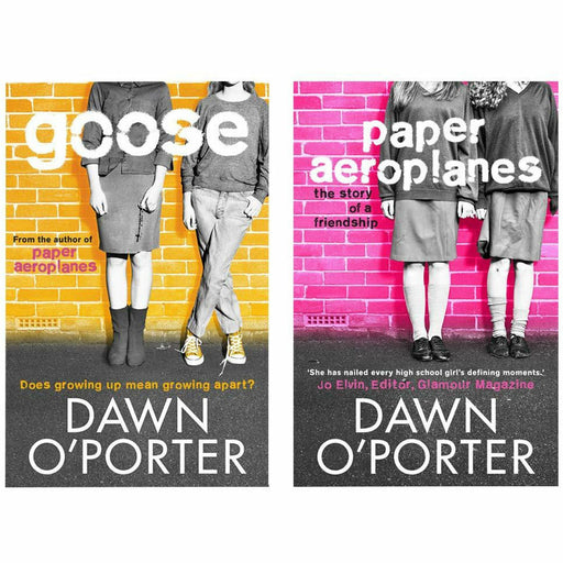 Paper Aeroplanes Series by Dawn O'Porter 2 Books Collection Set (Paper Aeroplanes & Goose) - The Book Bundle