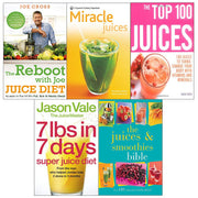 Reboot with joe juice diet, new pyramid miracle juices, top 100, 7lbs in 7 days super diet, smoothies bible 5 books collection set - The Book Bundle
