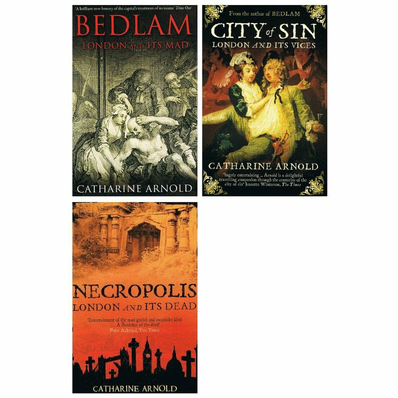London Trilogy book collection by Catherine Arnold, three paperback fiction novels displayed together on a shelf.