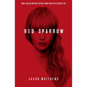 Red Sparrow Trilogy book set by Jason Matthews, featuring three spy novels in hardcover with red and black cover designs.