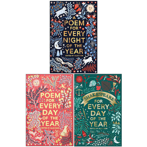 A Poem for Every, A Poem , Shakespeare for Every Day of the Year 3 Books Collection Set - The Book Bundle
