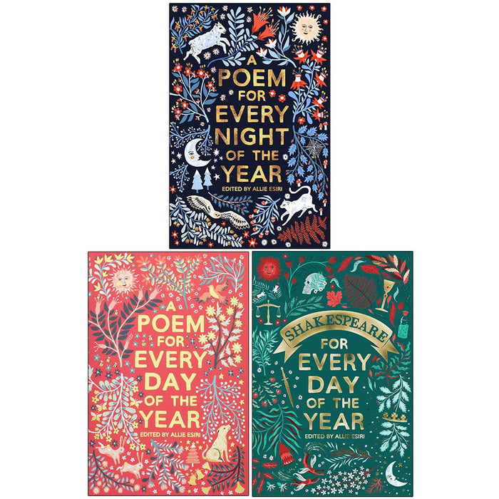 A Poem for Every, A Poem , Shakespeare for Every Day of the Year 3 Books Collection Set - The Book Bundle