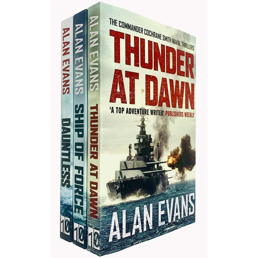 Alan Evans The Commander Cochrane Smith Naval Thrillers Collection 3 Books Set - The Book Bundle