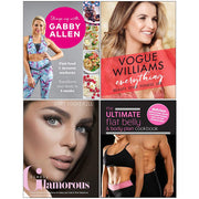 Shape Up with Gabby Allen, Everything [Hardcover], Simply Glamorous [Hardcover], Ultimate Flat Belly & Body Plan Cookbook 4 Books Collection Set - The Book Bundle