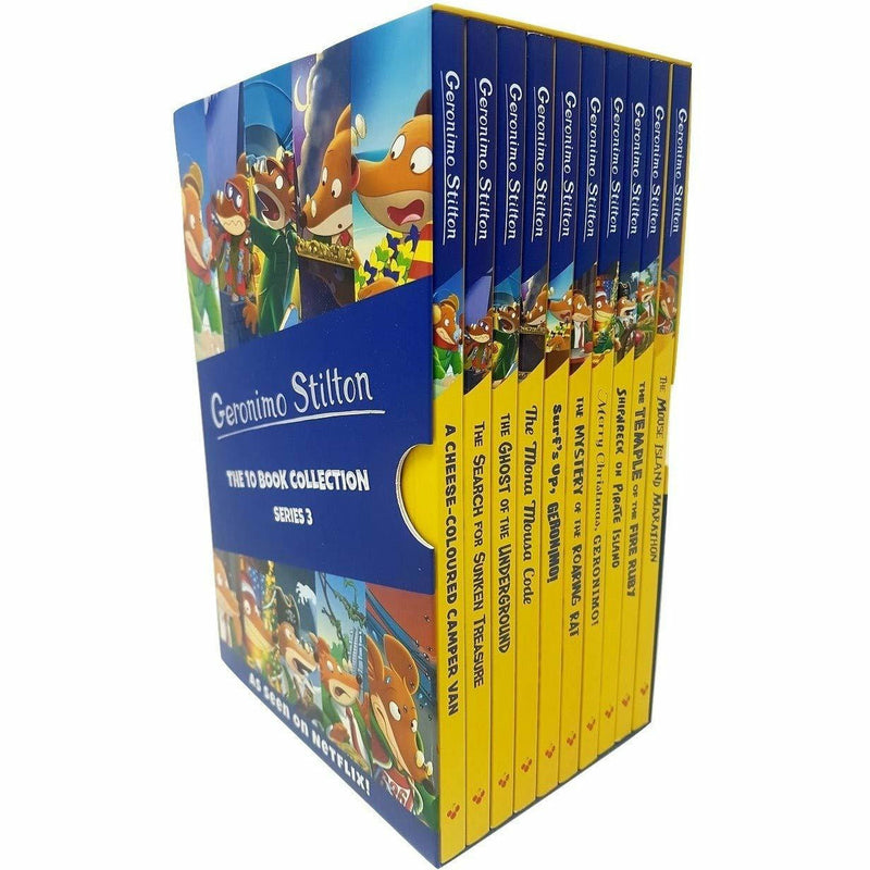 Geronimo Stilton Series 3 Collection 10 Books Box Set - The Book Bundle