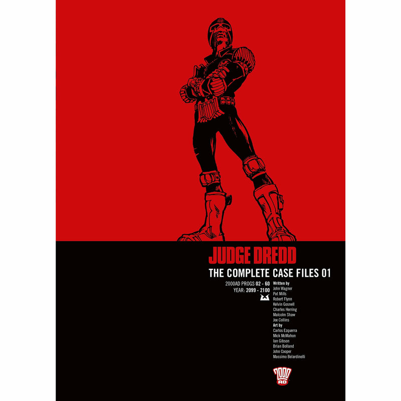 Judge Dredd Complete Case Files Volume 1,2,3,4,5 Collection 5 Books Set  By John Wagner - The Book Bundle