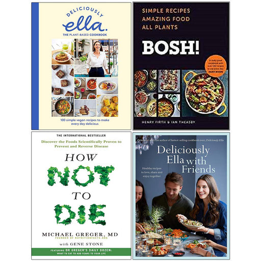 Deliciously Ella, Bosh, How Not , Deliciously Ella with Friends 4 Books Set - The Book Bundle