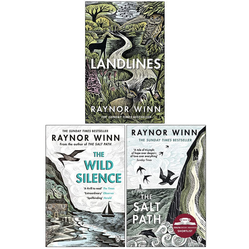 Raynor Winn Collection 3 Books Set (The Wild Silence, The Salt Path, [Hardcover] Landlines) - The Book Bundle