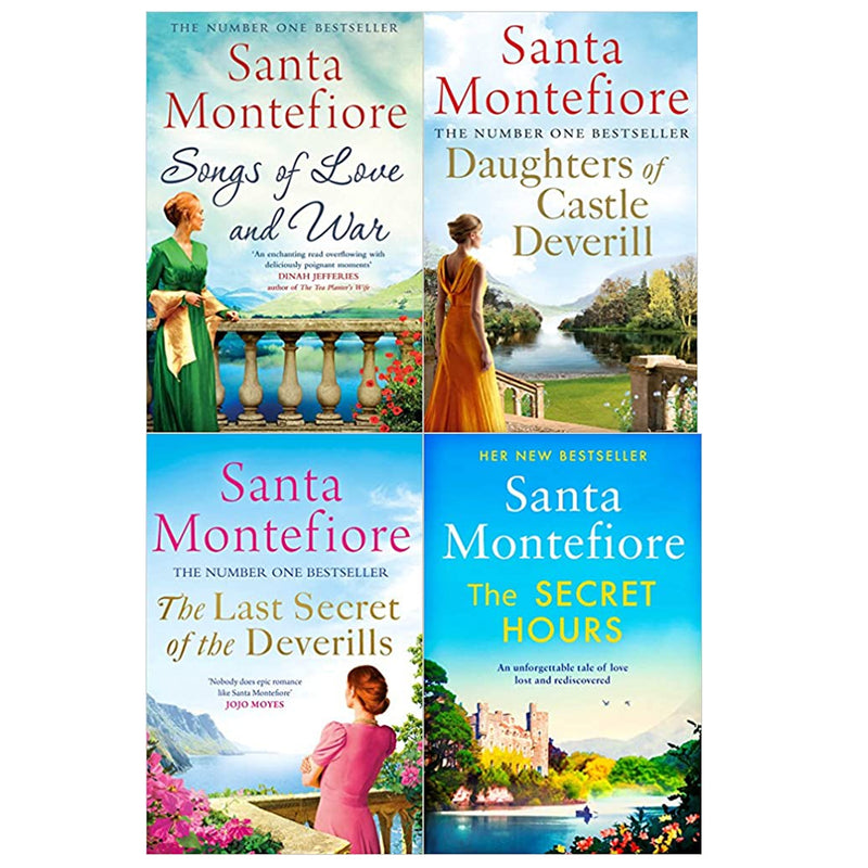 The Deverill chronicles 4 Books Set (Songs of Love and War, Daughters of Castle Deverill, The Last Secret of the Deverills, The Secret Hours - The Book Bundle