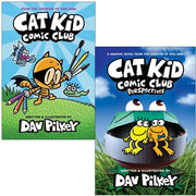 Cat Kid Comic Club Series By Dav Pilkey Collection 2 Books Set (Perspectives) - The Book Bundle