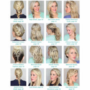 Paperback braiding handbook by Abby Smith from Ulysses Press, showing a colorful cover with braiding and hair styling illustrations.