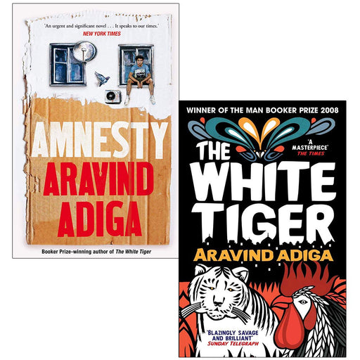 Amnesty & The White Tiger By Aravind Adiga 2 Books Collection Set - The Book Bundle