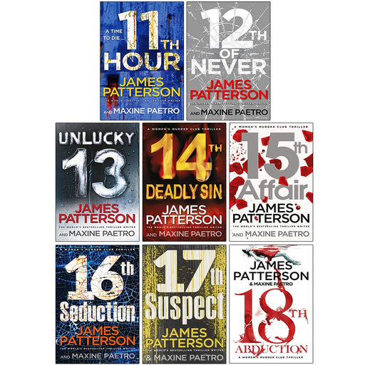 Women's Murder Club Series 11-18 Collection 8 Books Set By James Patterson - The Book Bundle