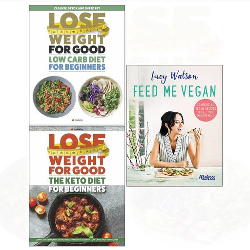 Feed me vegan, keto diet for beginners, low carb diet 3 books collection set - The Book Bundle