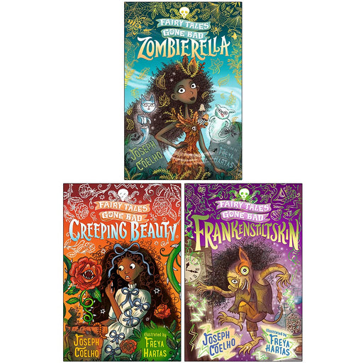 Fairy Tales Gone Bad Series 3 Books Set by Joseph Coelho Zombierella, Creeping, Frankenstiltskin - The Book Bundle