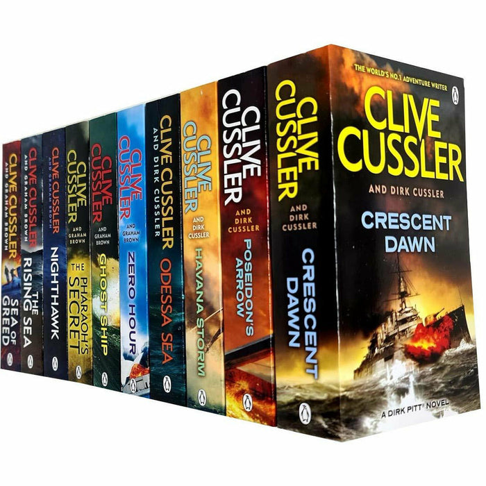 The Dirk Pitt Adventures & The Numa Files 10 Books Collection Set By Clive Cussler - The Book Bundle