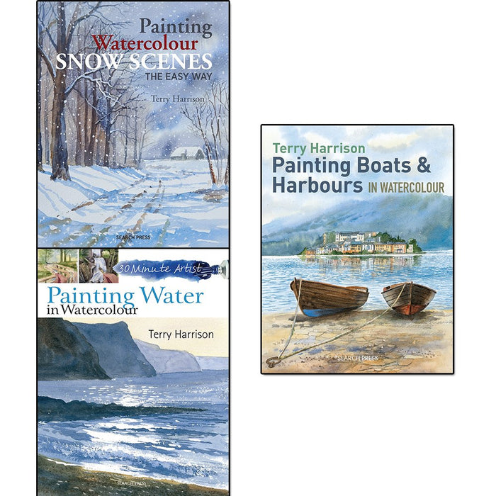 Terry Harrison Watercolours 3 Books Collection Set - The Book Bundle