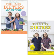 Hairy Bikers 2 Books Collection Set (The Hairy Dieters Go Veggie, The Hairy Dieters Make It Easy) - The Book Bundle