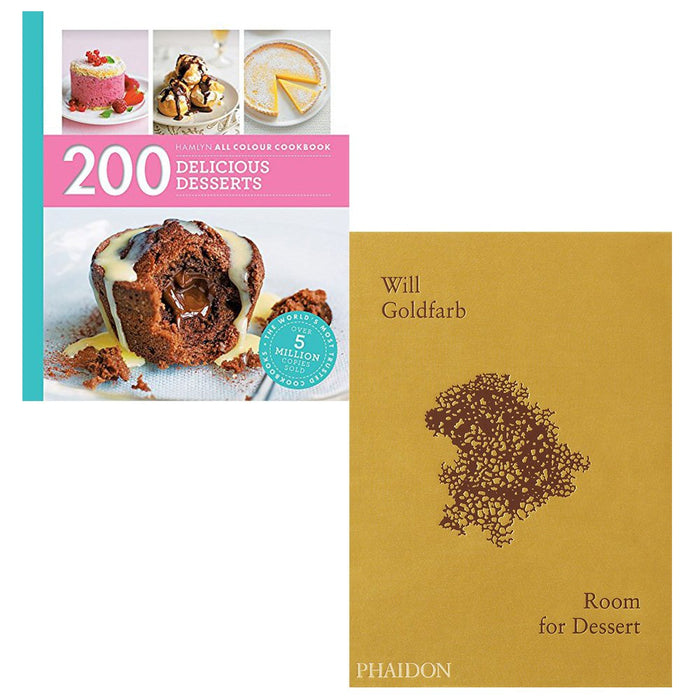 200 Delicious desserts and room for dessert [hardcover] 2 Books Collection Set - The Book Bundle