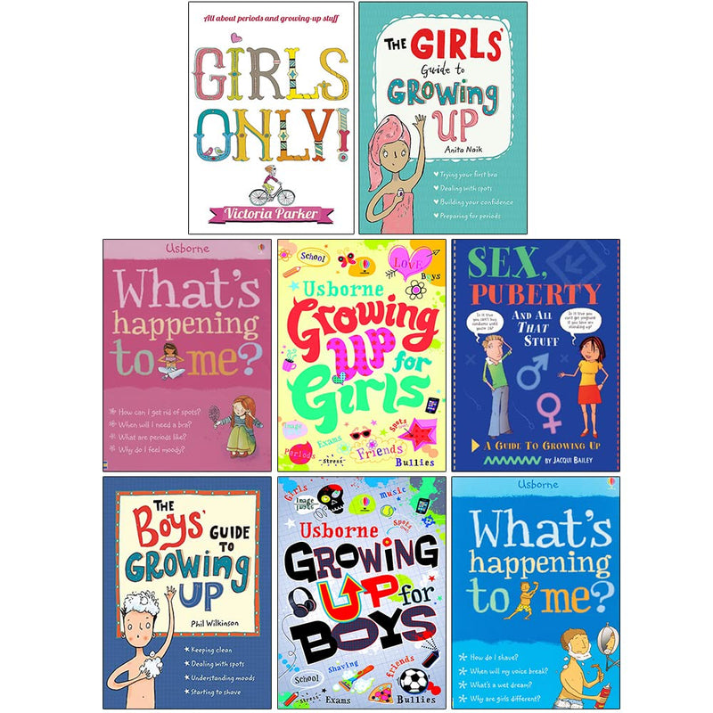 Growing Up For Boys & Girls 8 Books Collection Set - The Book Bundle