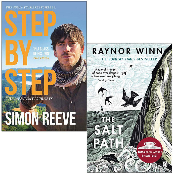 Step By Step By Simon Reeve The Salt Path By Raynor Winn 2 Books Step by step by simon reeve the salt path by raynor winn 2 books