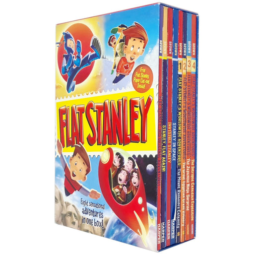 The Flat Stanley Adventure Collection 8 Books Set (His Original Adventure) - The Book Bundle