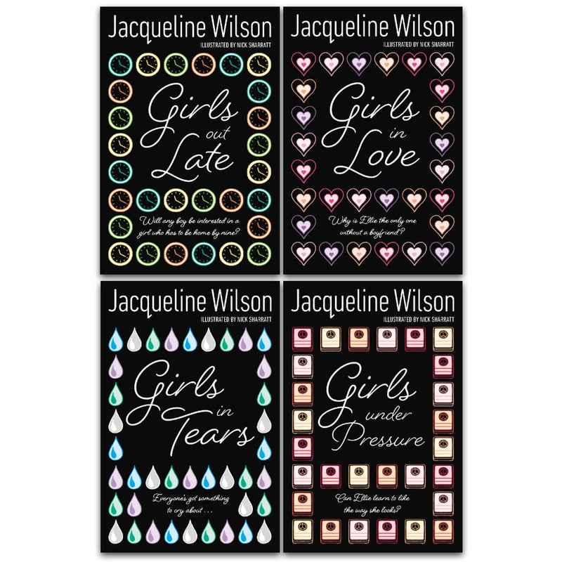 Jacqueline Wilson Girls Series 4 Books Collection Set (Girls in Love, Girls in Tears) - The Book Bundle
