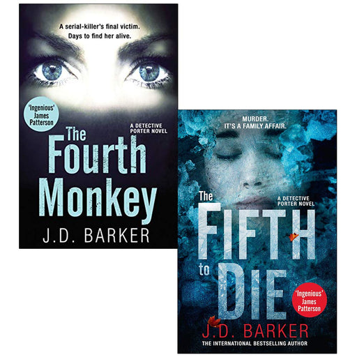 J.D. Barker Collection 2 Books Set (The Fourth Monkey, The Fifth to Die) - The Book Bundle