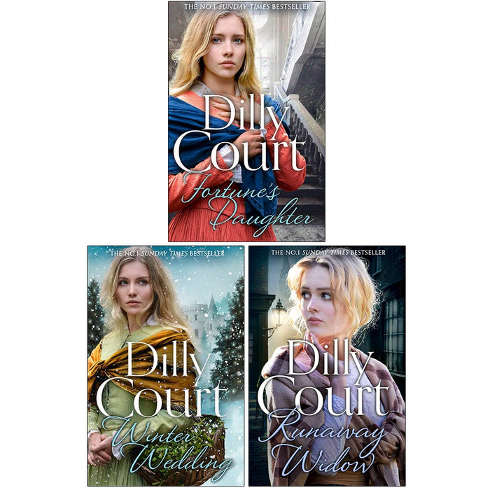 The Rockwood Chronicles Collection 3 Books Set By Dilly Court (Fortune's Daughter, Winter Wedding, Runaway Widow) - The Book Bundle