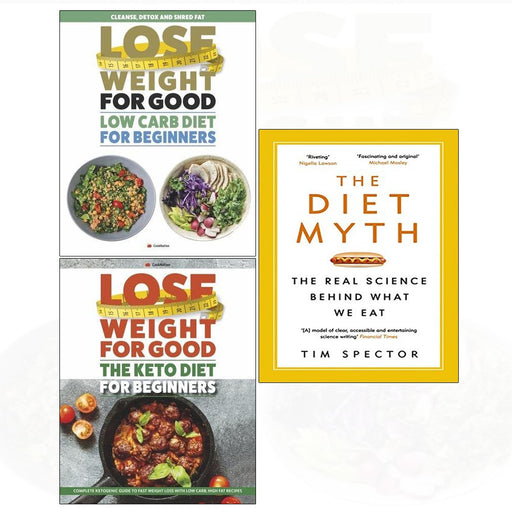 Diet myth, low carb diet, keto diet 3 books collection set - The Book Bundle