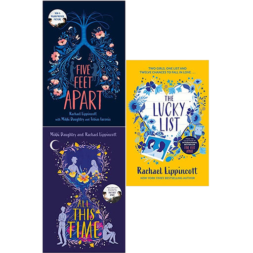 Rachael Lippincott Collection 3 Books Set By (Five Feet Apart, All this time, The Lucky List) - The Book Bundle