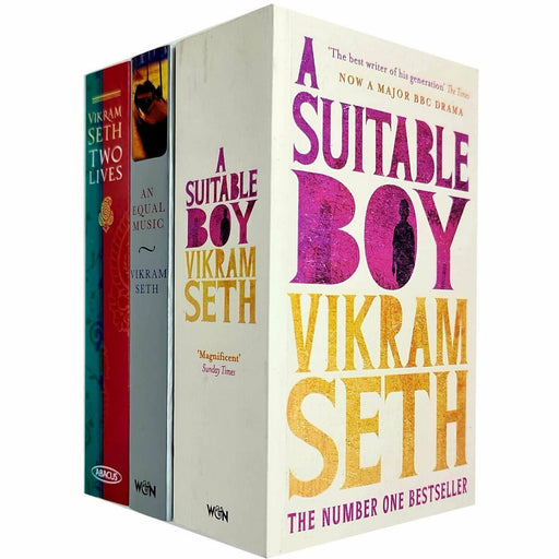 Vikram Seth Collection 3 Books Set (A Suitable Boy, An Equal Music, Two Lives) - The Book Bundle