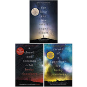 Becky Chambers Wayfarers Series 3 Books Collection Set paperback by Hodder Paperbacks, featuring colorful sci-fi book covers.