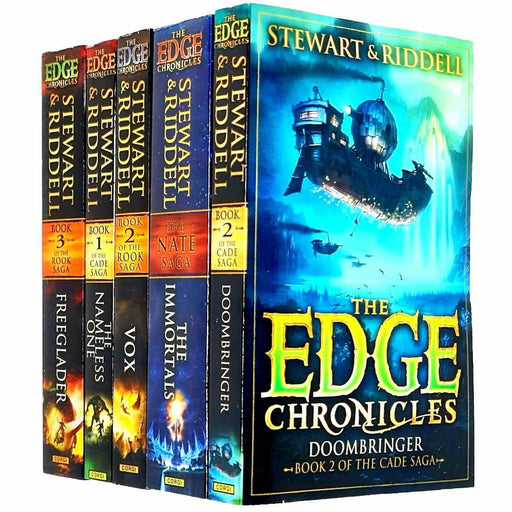 The Edge Chronicles Series 5 Books Collection Set By Paul Stewart (Doombringer, The Immortals, Vox, The Nameless One, Freeglader) - The Book Bundle