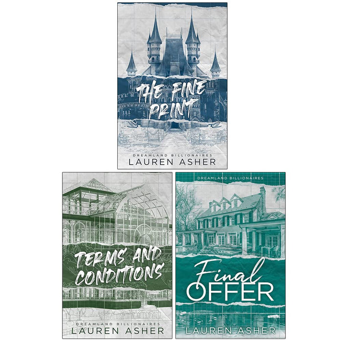 Lauren Asher Dreamland Billionaires Series Collection 3 Books Set (The Fine  Print)