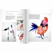 Paperback book titled "If You're Bored with Watercolour Read This Book" by Veronica Ballart Lilja, featuring colorful watercolor artwork on the cover.