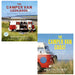 camper van cookbook and the camper van coast 2 books collection set - life on 4 wheels, cooking on 2 rings, cooking, eating, living the life - The Book Bundle