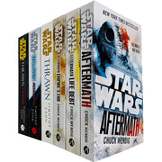 Star Wars Thrawn Series & Aftermath Trilogy 6 Books Collection Set By Timothy Zahn, Chuck Wendig (Thrawn, Alliances, Treason, Aftermath, Life Debt) - The Book Bundle