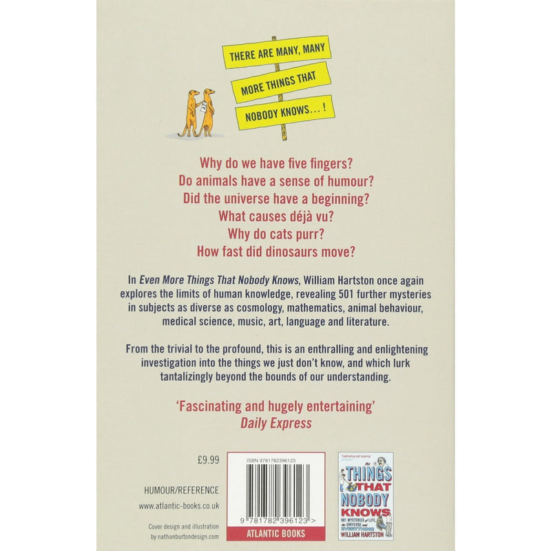 Even More Things That Nobody Knows by William Hartston - The Book Bundle