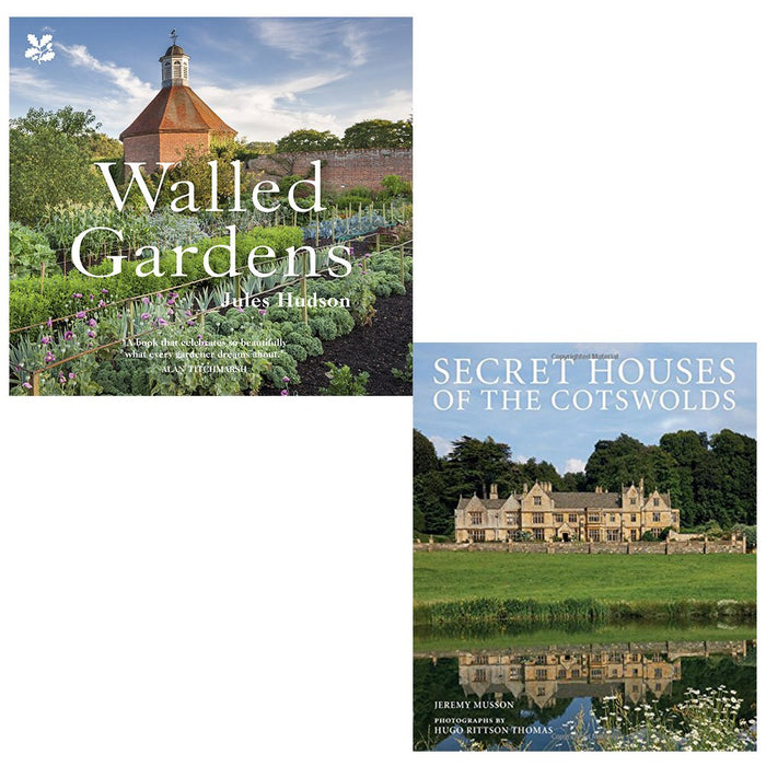 Walled gardens and secret houses of the cotswolds 2 books collection set - The Book Bundle