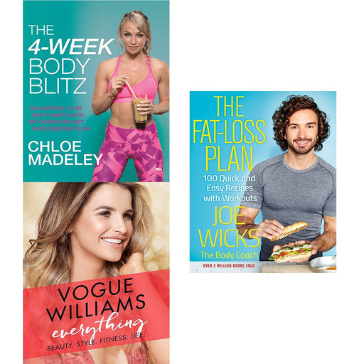 4-week Body Blitz, Everything Beauty Style Fitness Life and The Fat-loss Plan 3 Books Collection Set - The Book Bundle