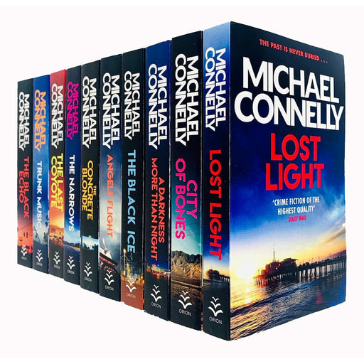 Michael Connelly Harry Bosch Series 10 Books Collection Set (The Late Show,Gods) - The Book Bundle