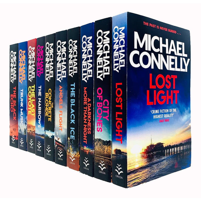 Michael Connelly Harry Bosch Series 10 Books Collection Set (Lost Light, City of Bones) - The Book Bundle