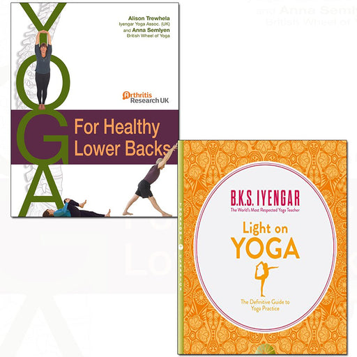 Light on yoga and yoga for healthy lower backs 2 Books Collection Set - The Book Bundle