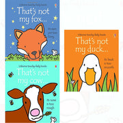 Thats not my touchy feely series 7 :3 books collection (Cow,fox,duck) NEW - The Book Bundle