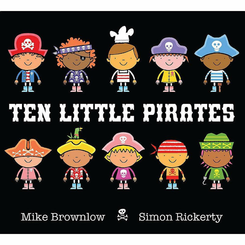 Ten Little Series Collection 8 Books Set By Mike Brownlow (Dinosaurs, Monsters, Pirates, Princesses, Robots, Elves, Superheroes, Aliens)-Paperback - The Book Bundle