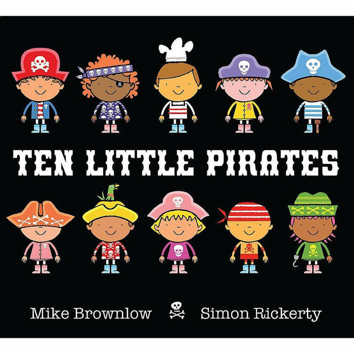 Ten Little Series Collection 8 Books Set By Mike Brownlow (Dinosaurs, Monsters, Pirates, Princesses, Robots, Elves, Superheroes, Aliens)-Paperback - The Book Bundle